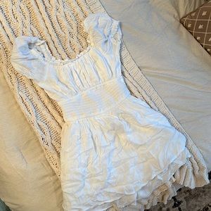 Hollister white mini skort dress